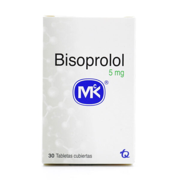 Bisoprolol 5 Mg 30 Tabletas Mk