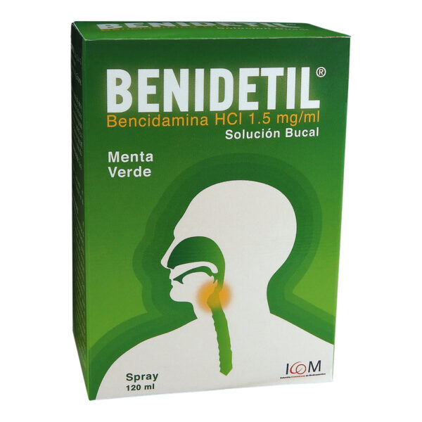 Benidetil 1.5mg Menta Spray 120 Ml Ic