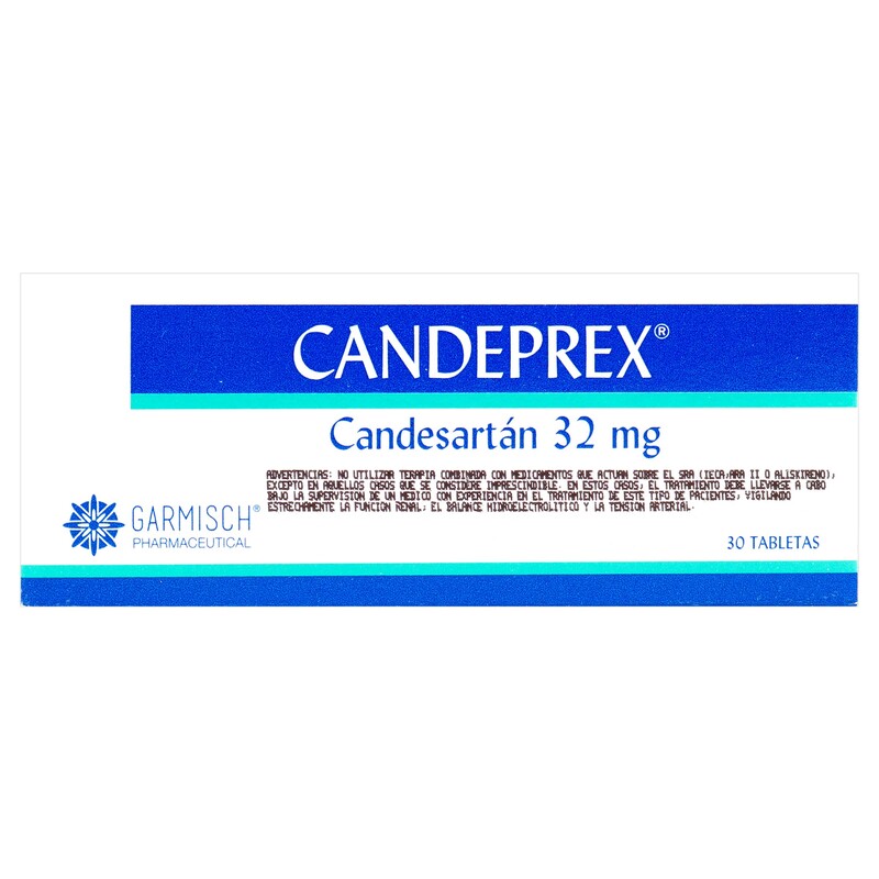 Candeprex 32 Mg 30 Tabletas