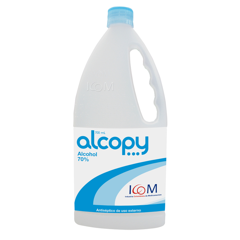 Alcohol Antiseptico Alcopy 700 Ml Unidad