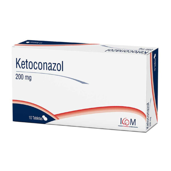 Ketoconazol 200 Mg 10 Tabletas Icom Mq