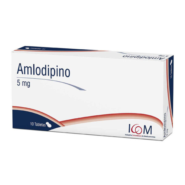 Amlodipino 5 Mg 10 Tabletas Icom Mq