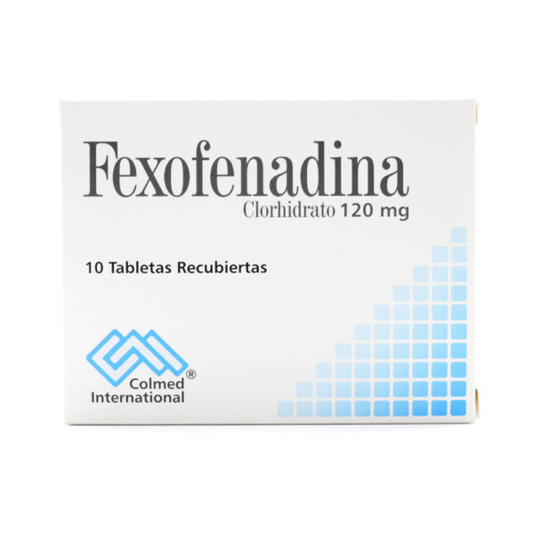 Fexofenadina 120 Mg 10 Tabletas Pc