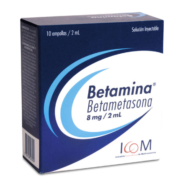 Betamina 8mg/2ml 10 Ampollas Ic Mq