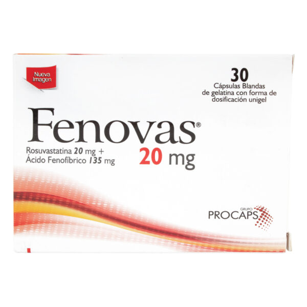 Fenovas 20 Mg 30 Capsulas Blandas