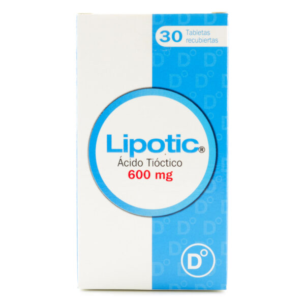 Lipotic 600 Mg 30 Tabletas