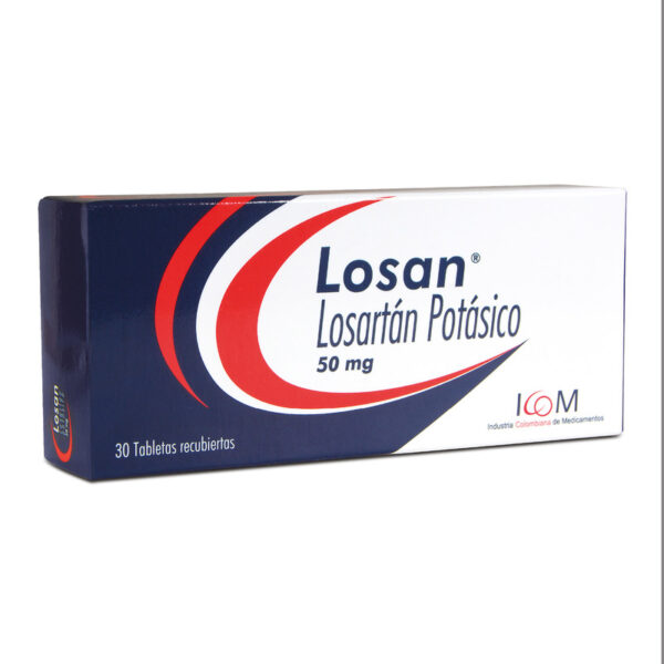 Losan 50 Mg 30 Tabletas