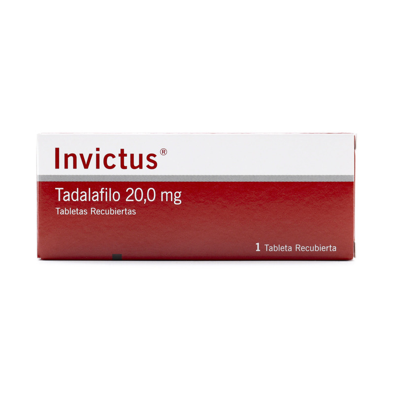 Invictus Tadalafilo 20 Mg 1 Tableta Recubierta