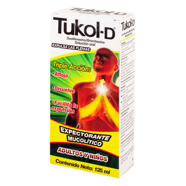 Tukol-D Expectorante Solucion Oral 125 Ml