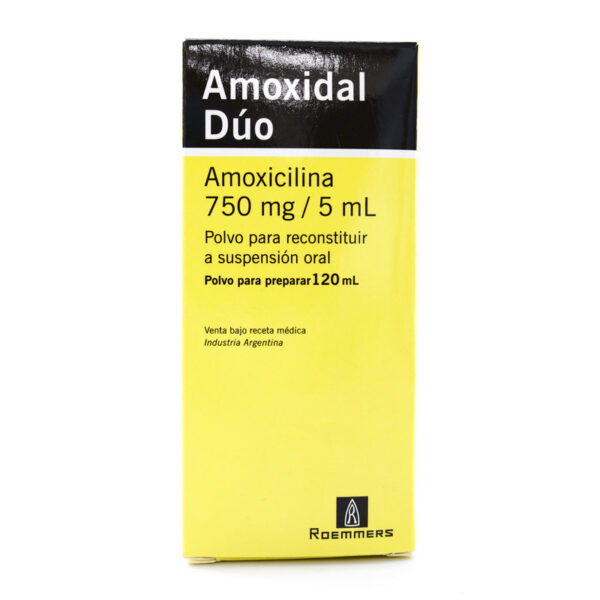 Amoxidal Duo Suspension Frasco 120 Ml