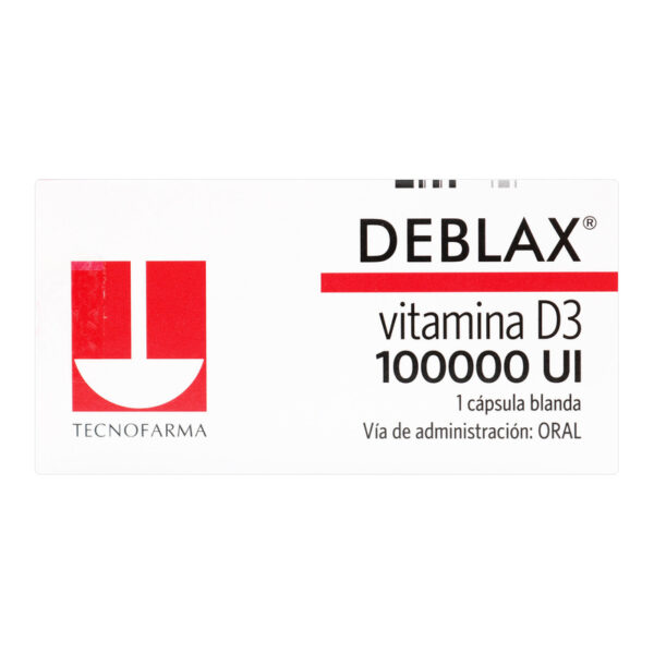 Deblax Vitamina D3 100000 Ui 1 Capsula
