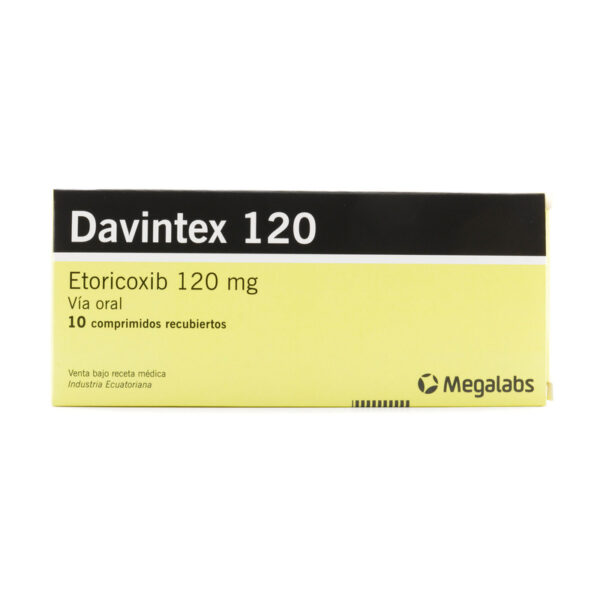 Davintex 120 Mg 10 Comprimidos Recubiertos