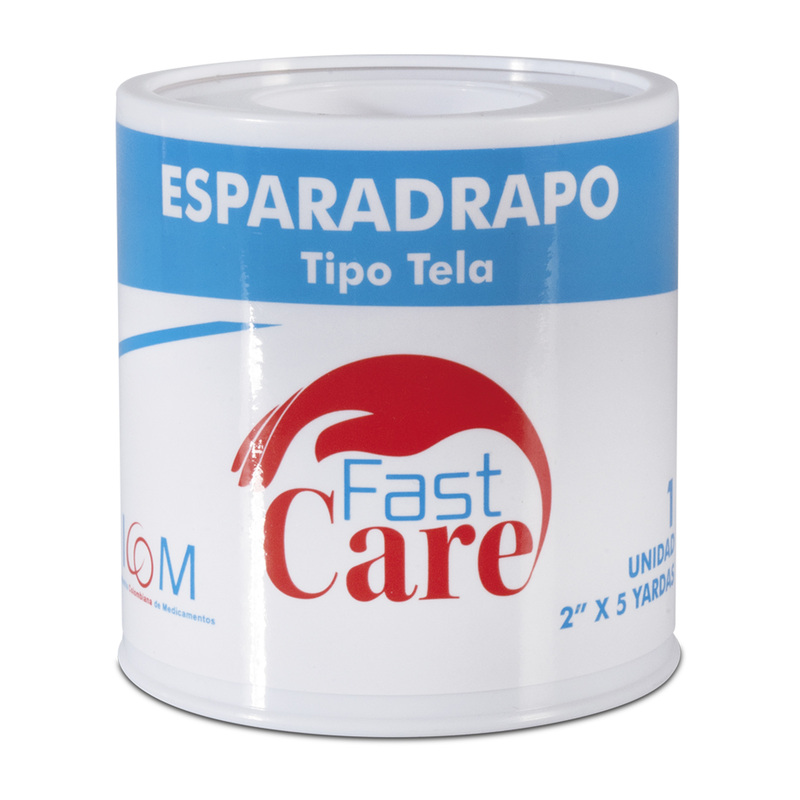 Esparadrapo Tela Blanco Fastcare 2×5 Unidad Icom