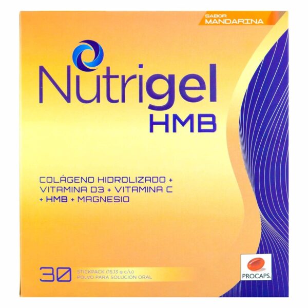 Nutrigel Hmb Mandarina 30 Unidades