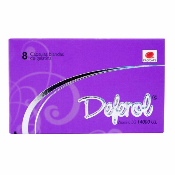 Deferol Vitamina D 14000 Ui Caja 8 Capsulas