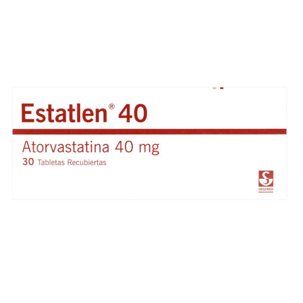 Estatlen 40 Mg Atorvastatina 30 Tabletas Recubiertas