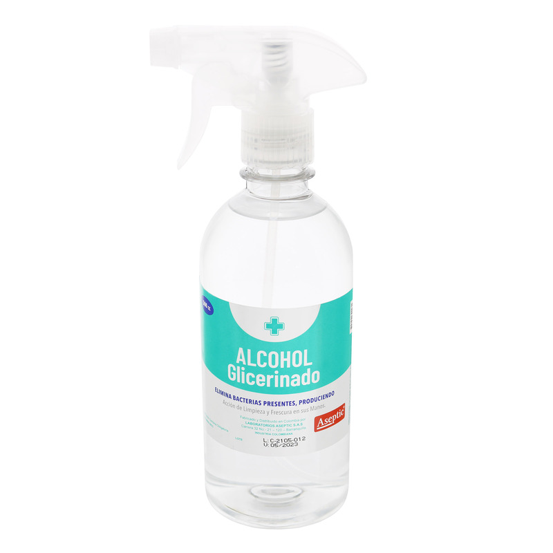 Alcohol Aseptic Glicerinado 500 Ml