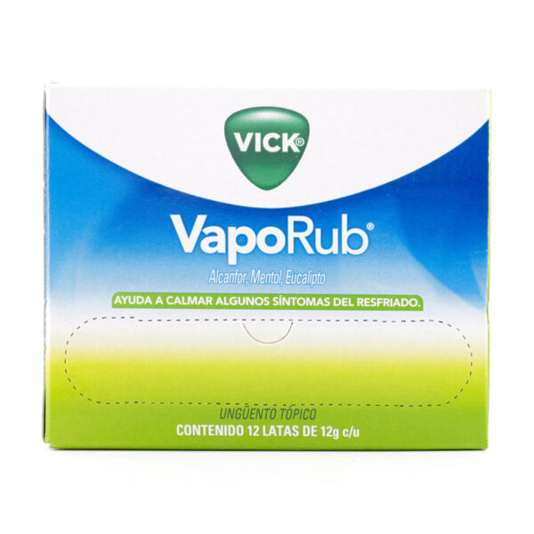 Vick Vaporub 12 Gr 12 Unidades