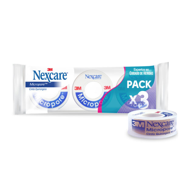 Micropore Piel 12x5 Disp.Pack 3 Unidades 3M