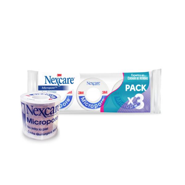 Micropore Piel 48x5 Dispensador Pack 3 Unidades 3M