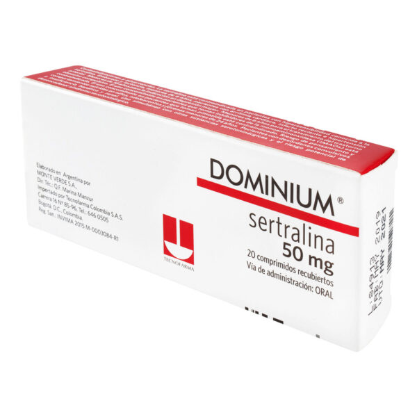 Dominium 50 Mg 20 Capsulas