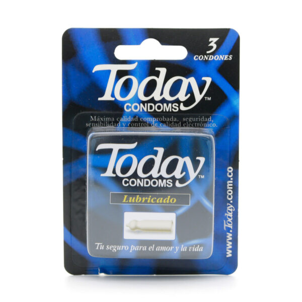 Preservativo Today Lubricado 3 Unidades