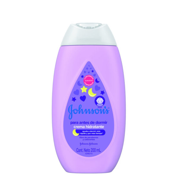 Crema Johnson y Johnson Baby 200 Ml Antes de Dormir