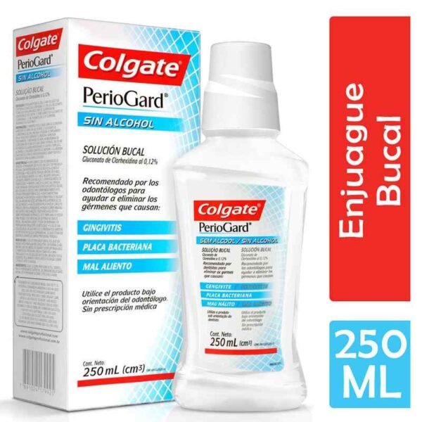 Enjuague Colgate Periogard Sin Alcohol 250 Ml