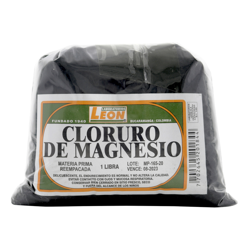 Cloruro De Magnesio 500 Gr Leon