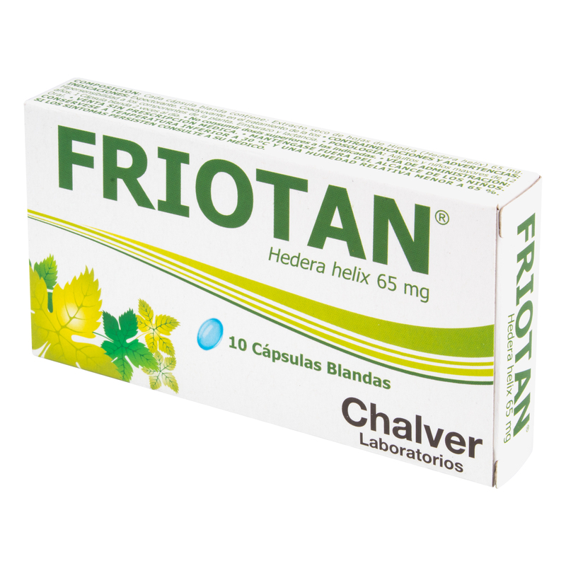 Friotan Hedera Helix 65 Mg 10 Capsulas