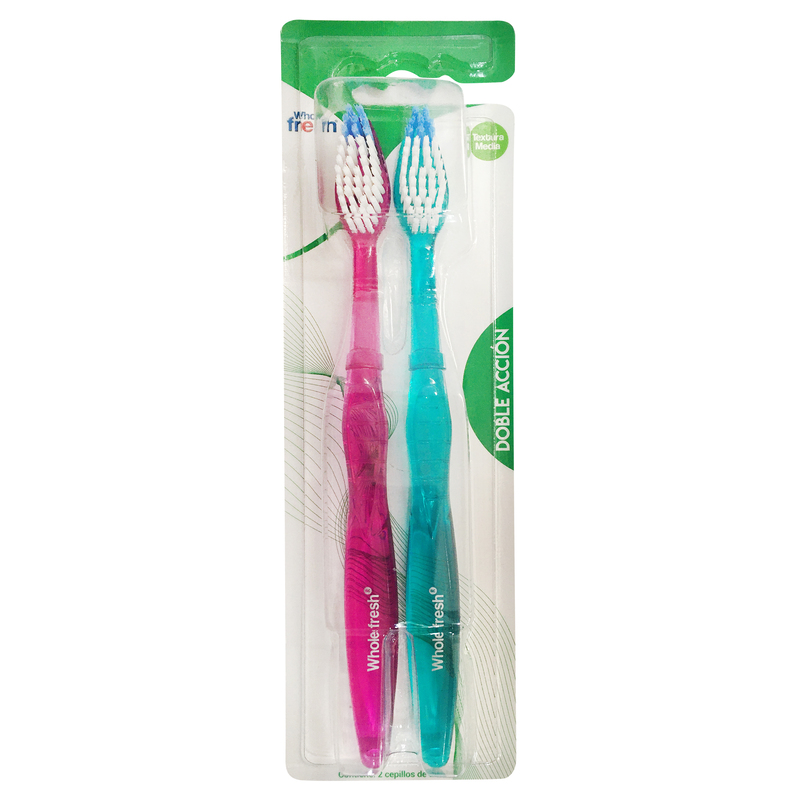 Cepillo Dental Whole Fresh Doble Accion Tw 2 x 1 Icom