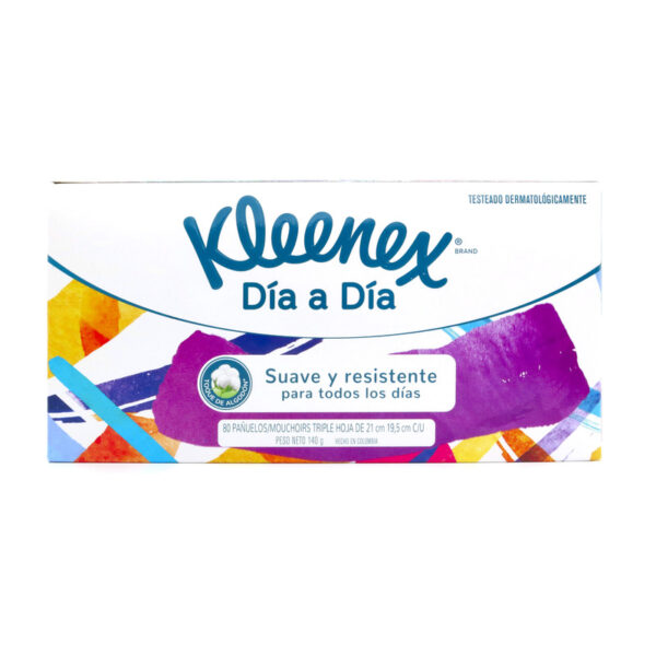 Pañuelos Kleenex Super Triple Hoja 3pl 80 Unidades