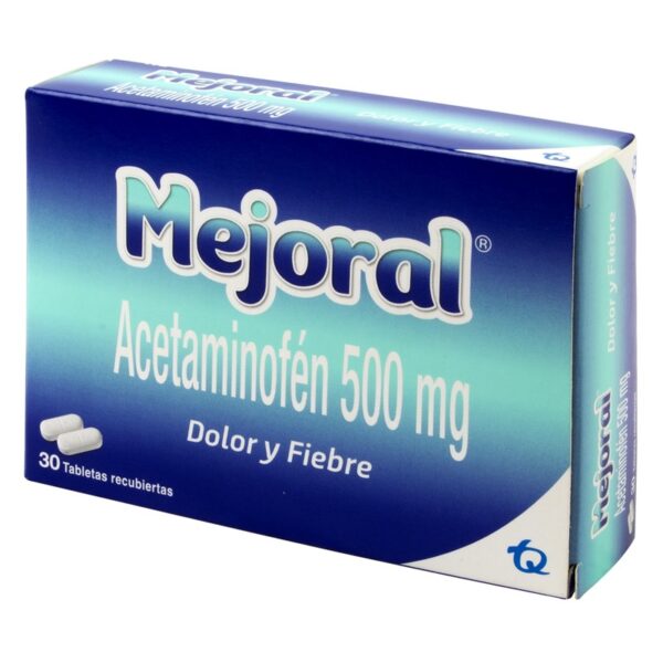 Mejoral 500mg 30 Tabletas
