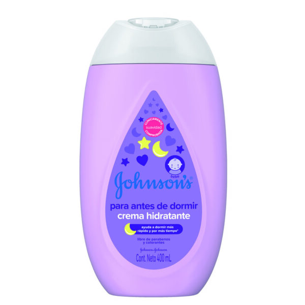 Crema Johnson y Johnson Baby 400 Ml Antes de Dormir
