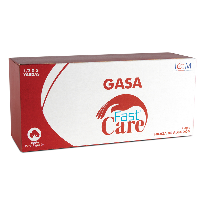 Gasa Fast Care Aseptica 1/2×5