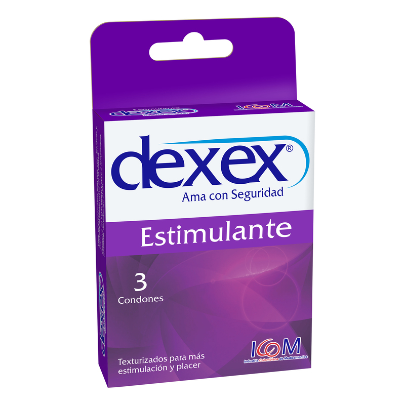 Preservativo Dexex Estimulante 3 Unidades Icom