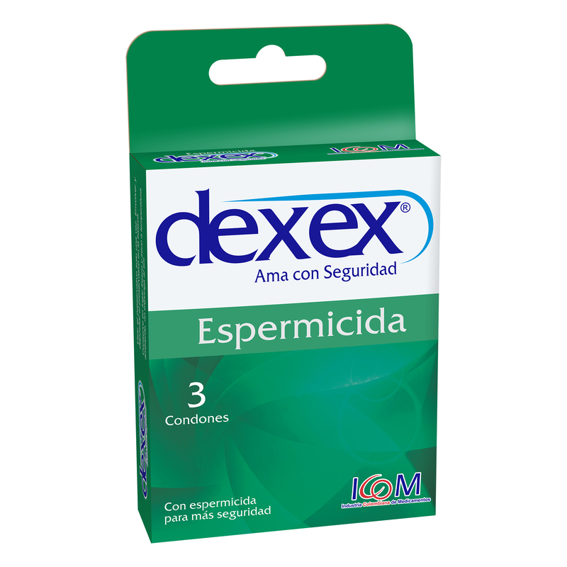 Preservativo Dexex Espermicida 3 Unidades Icom