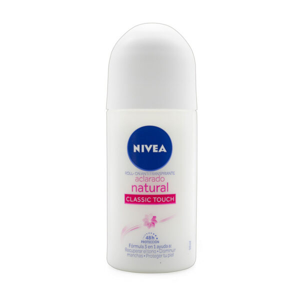 Desodorante Nivea Rollon Aclarado Natural 50 Ml Mujer