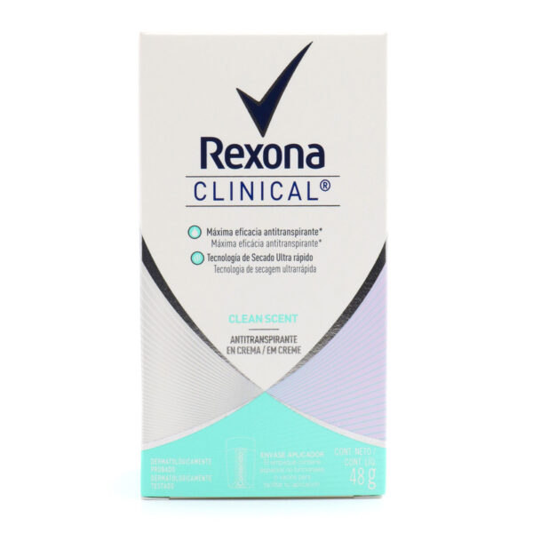Desodorante Rexona Soft Solid Clinical Fresh 48 Gr Mujer
