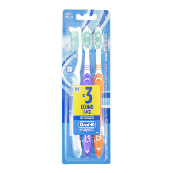 Cepillo Oral B Complete 40 Suave Tripack