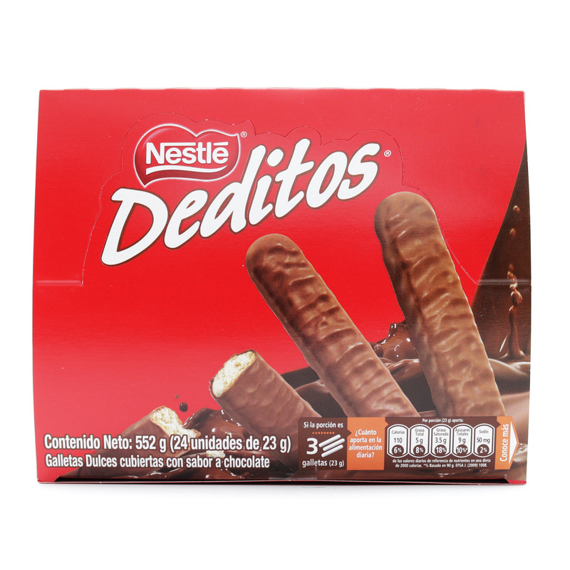 Deditos De Chocolate 23 Gr 24 Und