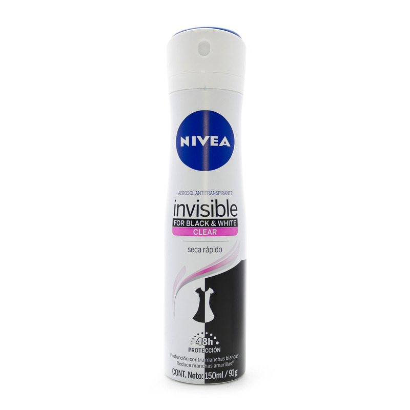 Desodorante Nivea Spray Black & White 150 Ml Mujer