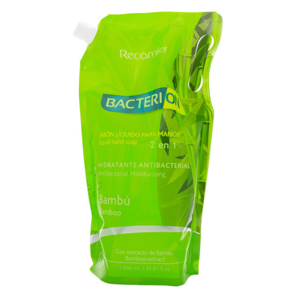 Jabon Bacterion Liquido Repuesto Bamboo 1000 Ml
