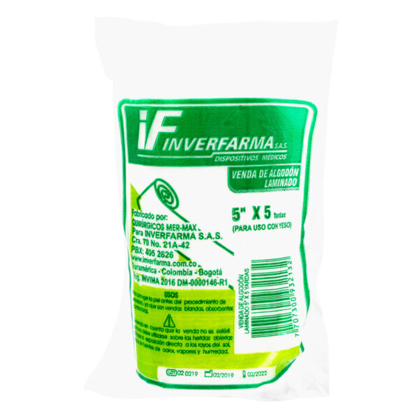 Venda Algodon Laminado 5x5 Inverfarma