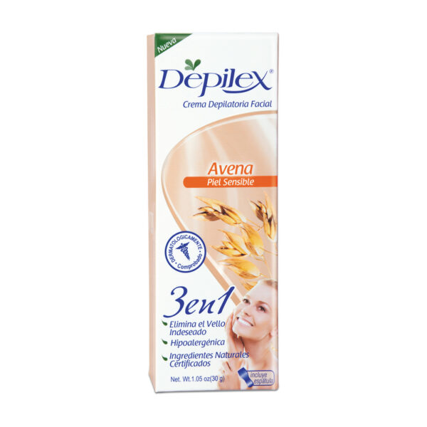 Crema Depilex 3 En 1 Piel Sensible Facial 30 Gr