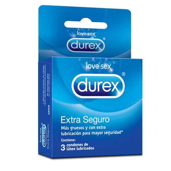 Preservativo Durex Extra Seguro 3 Unidades
