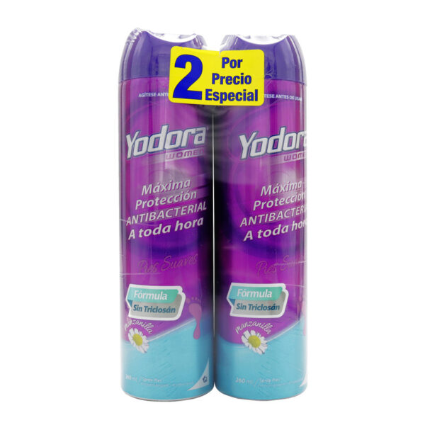 2 Spray Pies Yodora Pies Suaves 260 Ml Precio Especial