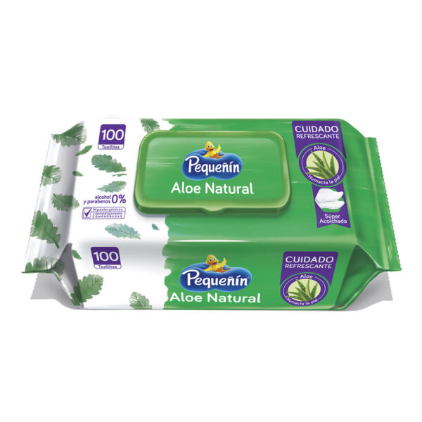 Toalla Humedas Pequeñin Flat Pack Aloe Oferta 100 Unidades