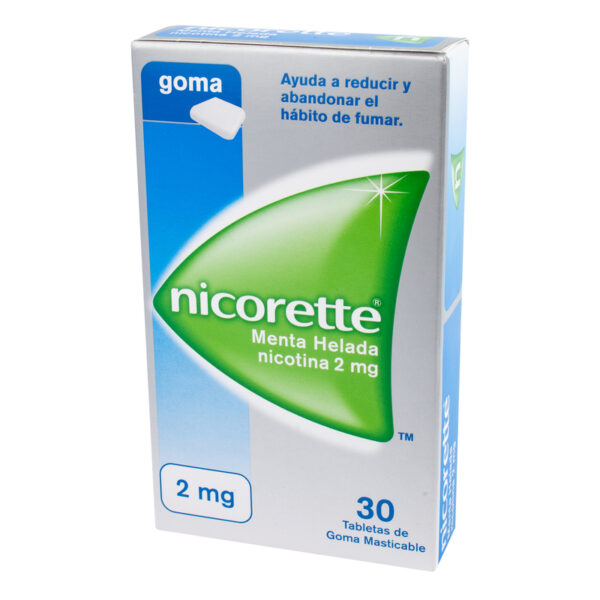 Nicorette Menta Helada 2 Mg 30 Goma Mascar