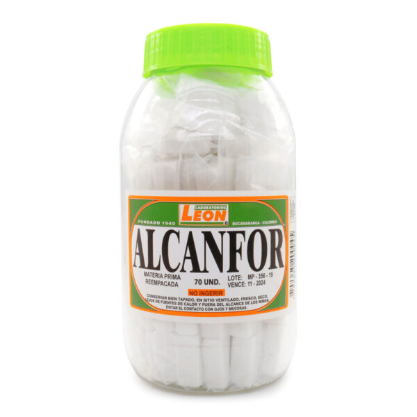 Alcanfor 70 Tabletas Leon
